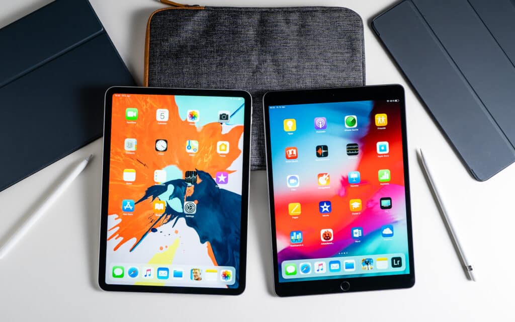 Deisgn between iPad pro 12.9 vs Air 4