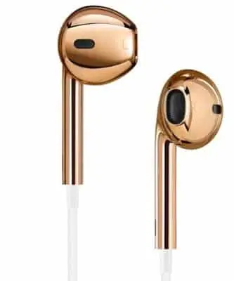 Solid Rose Gold Apple EarPods- Strange Products by Apple