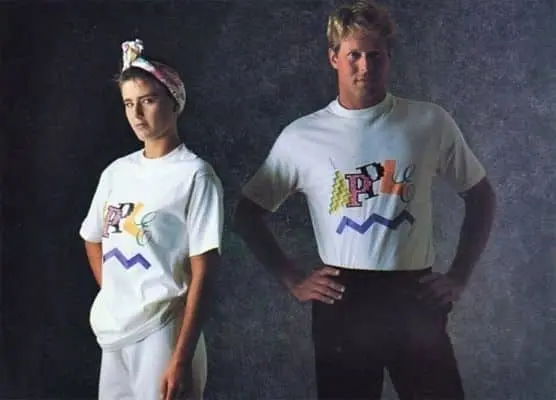Apple Clothing Line (1986)- Strange Products by Apple
