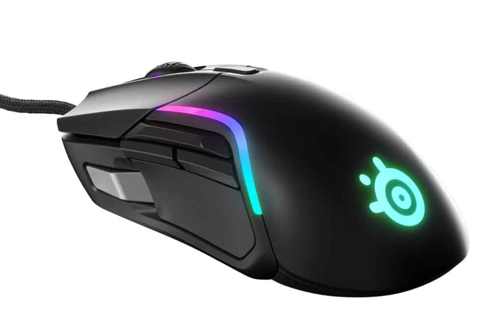 Design of SteelSeries gaming mouse
