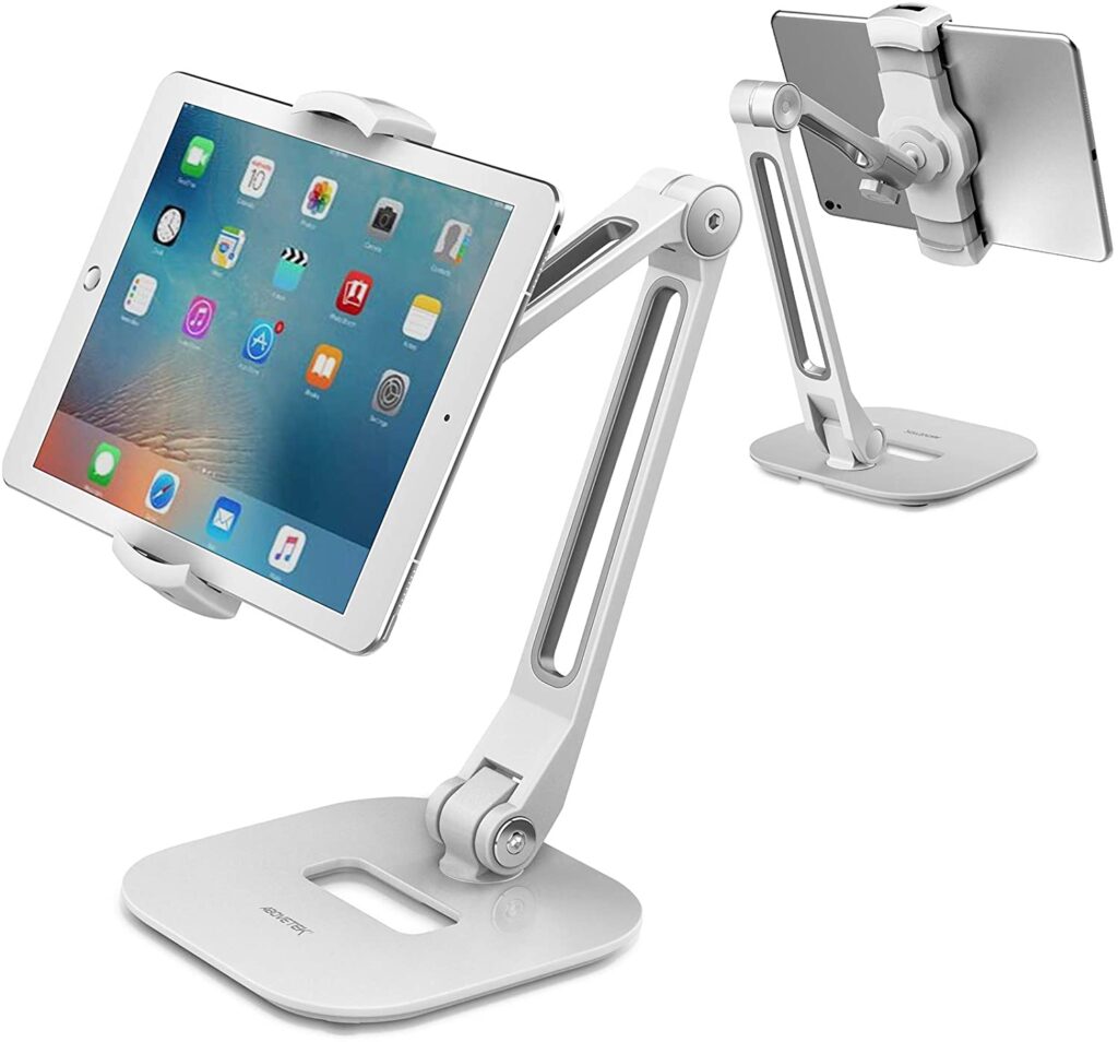 AboveTEK long arm aluminum tablet stand - iPad Air 4 stands 