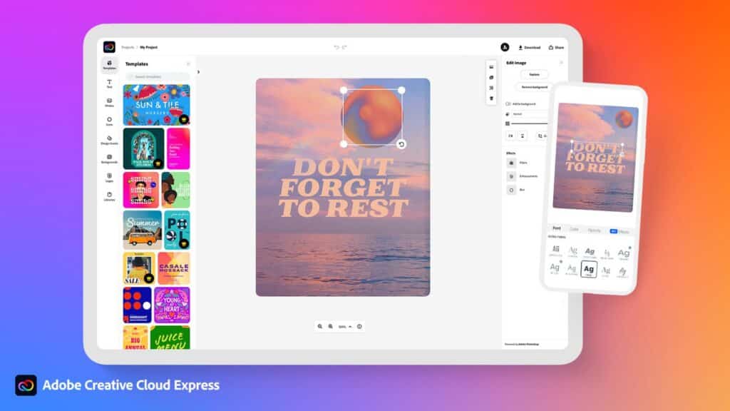 Adobe Creative Cloud Express subscription