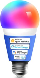 Meross Smart WiFi LED Bulbs Compatible with Apple HomeKit