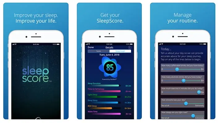 sleep score sleep app