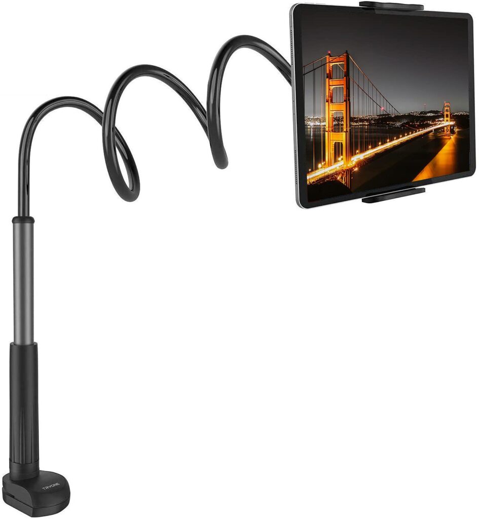 Tryone gooseneck tablet holder stand