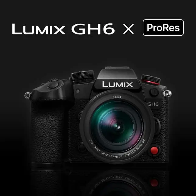 internal prores recording in lumix gh6