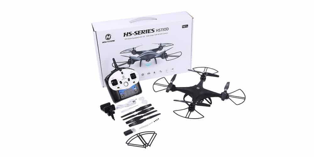 HS110 Drone package contents