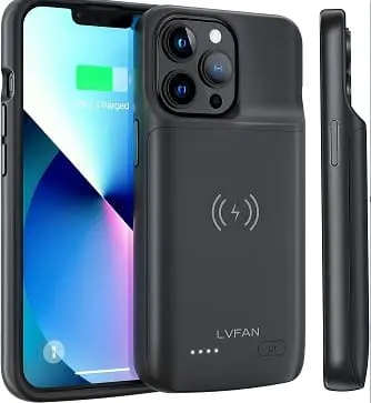 LVFAN light equipped iPhone 13 Pro Battery Case
