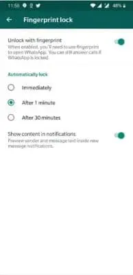 lock WhatsApp on your android