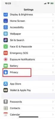 Turn Location Services on or off for specific apps