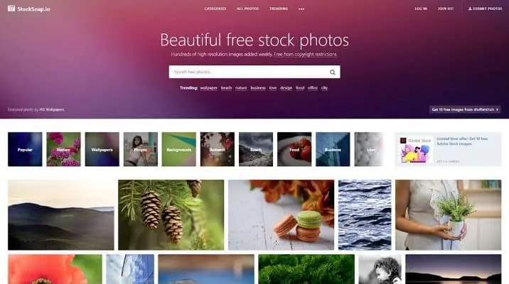 StockSnap- free stock photos