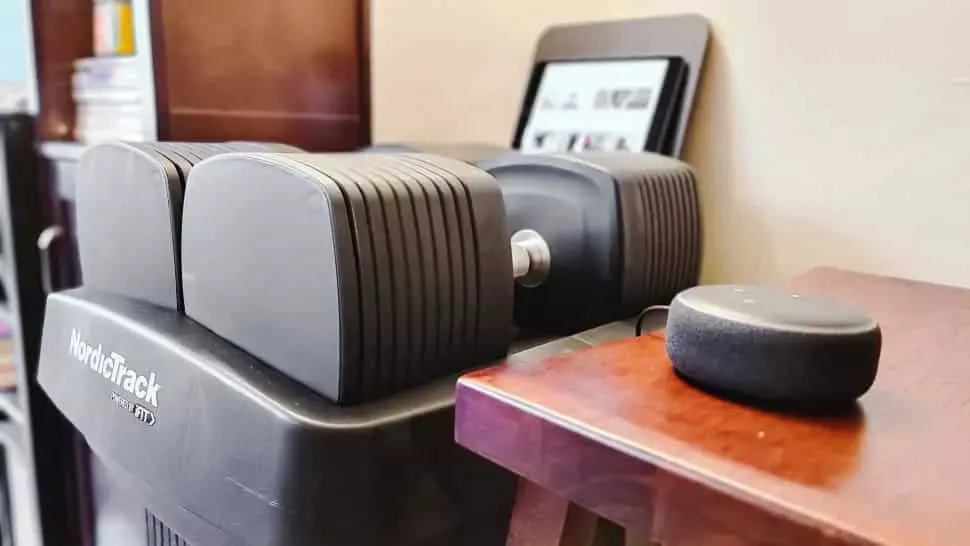 NordicTrack iSelect Voice-Controlled Dumbbells: Alexa 
