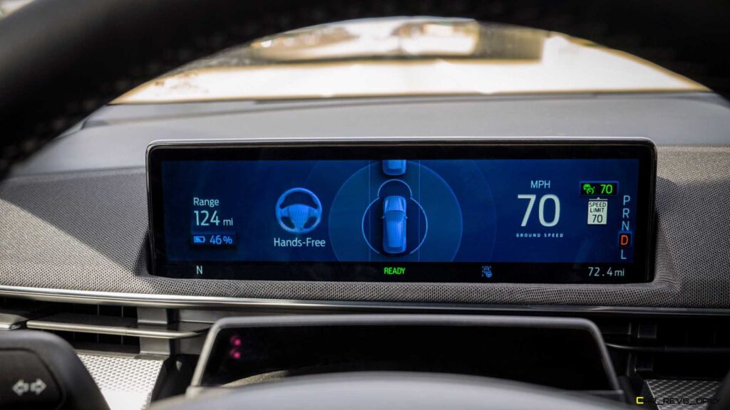 Ford Mustang Mach-E electric car  touchscreen
