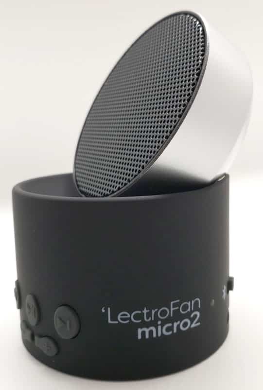 Good speaker quality and volume control of LectroFan Micro2