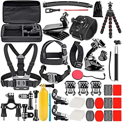 Neewer 50-In-1 Action Camera Accessory Kit: GoPro Accessories