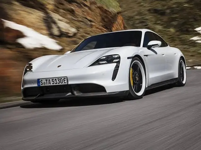 Porsche Taycan Turbo S Electric cars