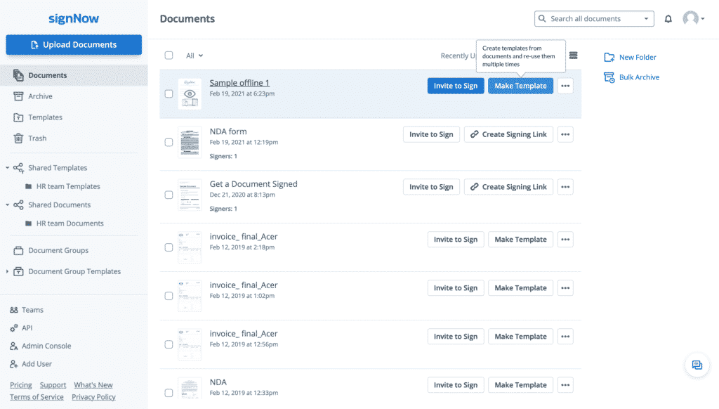 Reusable Templates