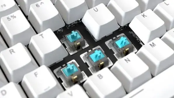 Switches and key-caps of Vissles V84