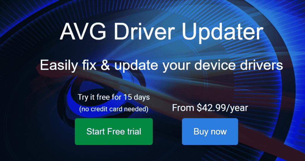 AVG Driver Updater will maintain your drivers up to date!