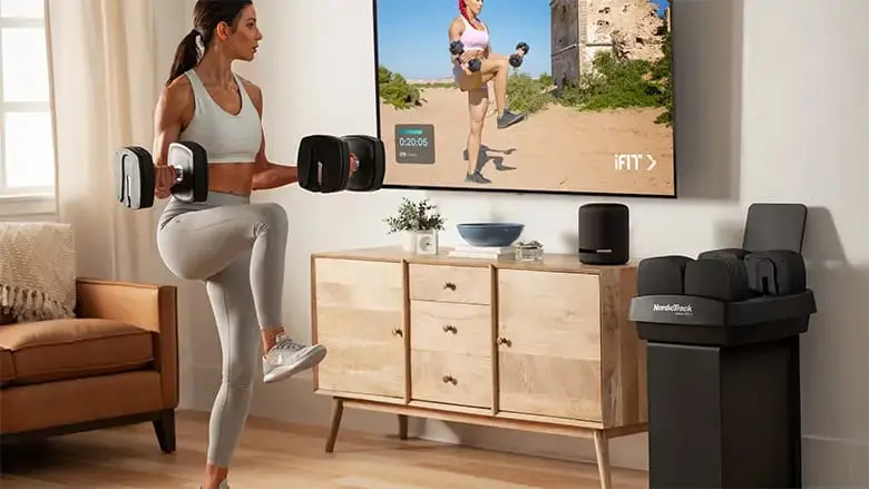 NordicTrack iSelect Voice-Controlled Dumbbells: iFit