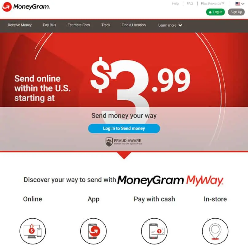 Ease of use: MoneyGram moneygram money transfer 