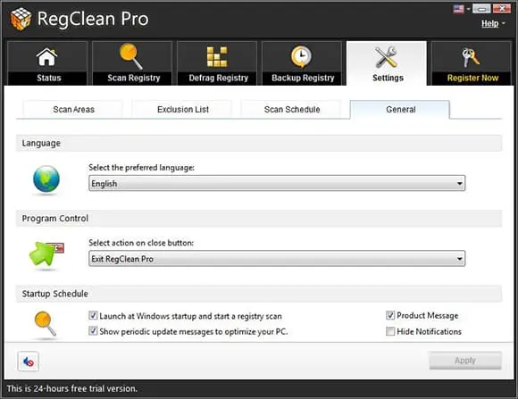 Features: Systweak RegClean Pro