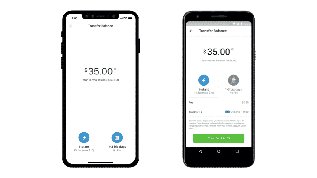 Venmo instant