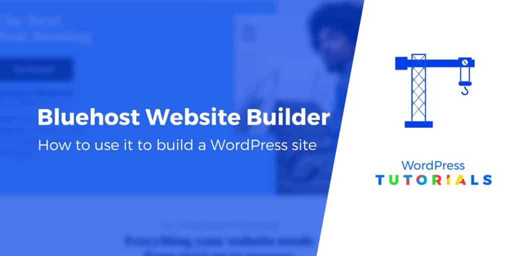 Snapshot: Bluehost WordPress website builder