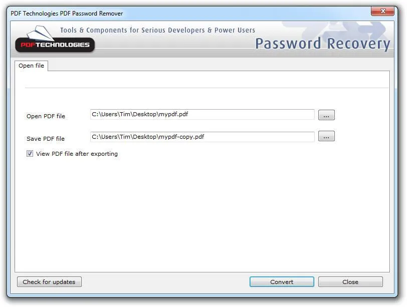 pdf password remover 