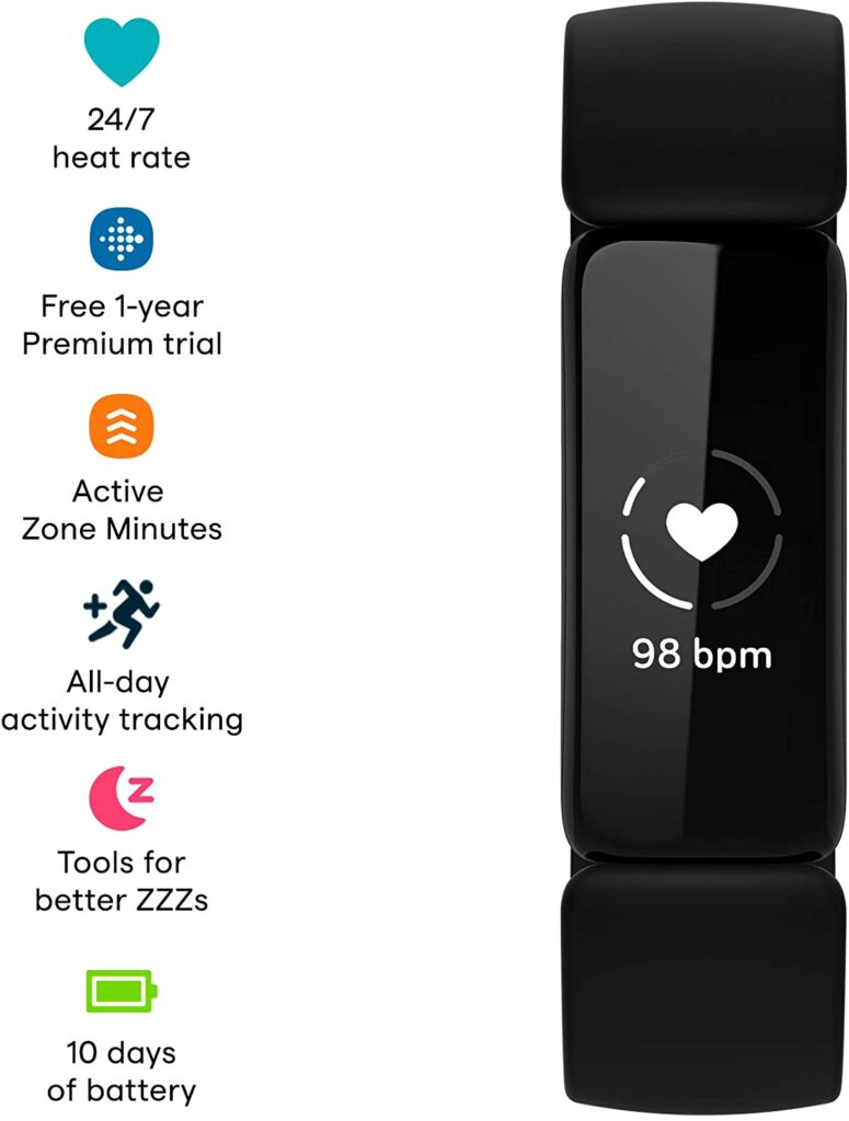 Fitbit Inspire 2: Additional features and statistics