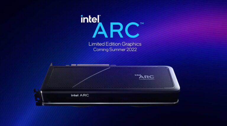 Intel Arc Mobile graphics card