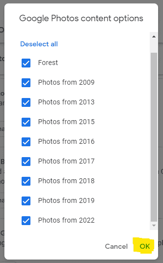 download all media from google photos