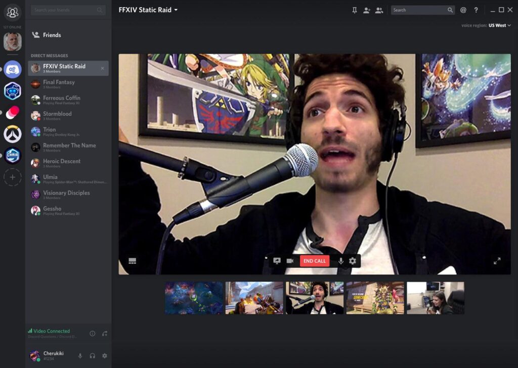 Video calling or streaming with buddies : How to start using Discord as a beginner