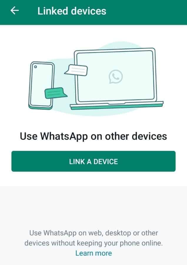 Whatapp web on Laptop/Computer