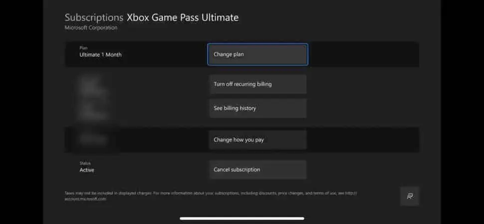 Xbox and Windows games: Change Plan  refund from Microsoft Xbox 
