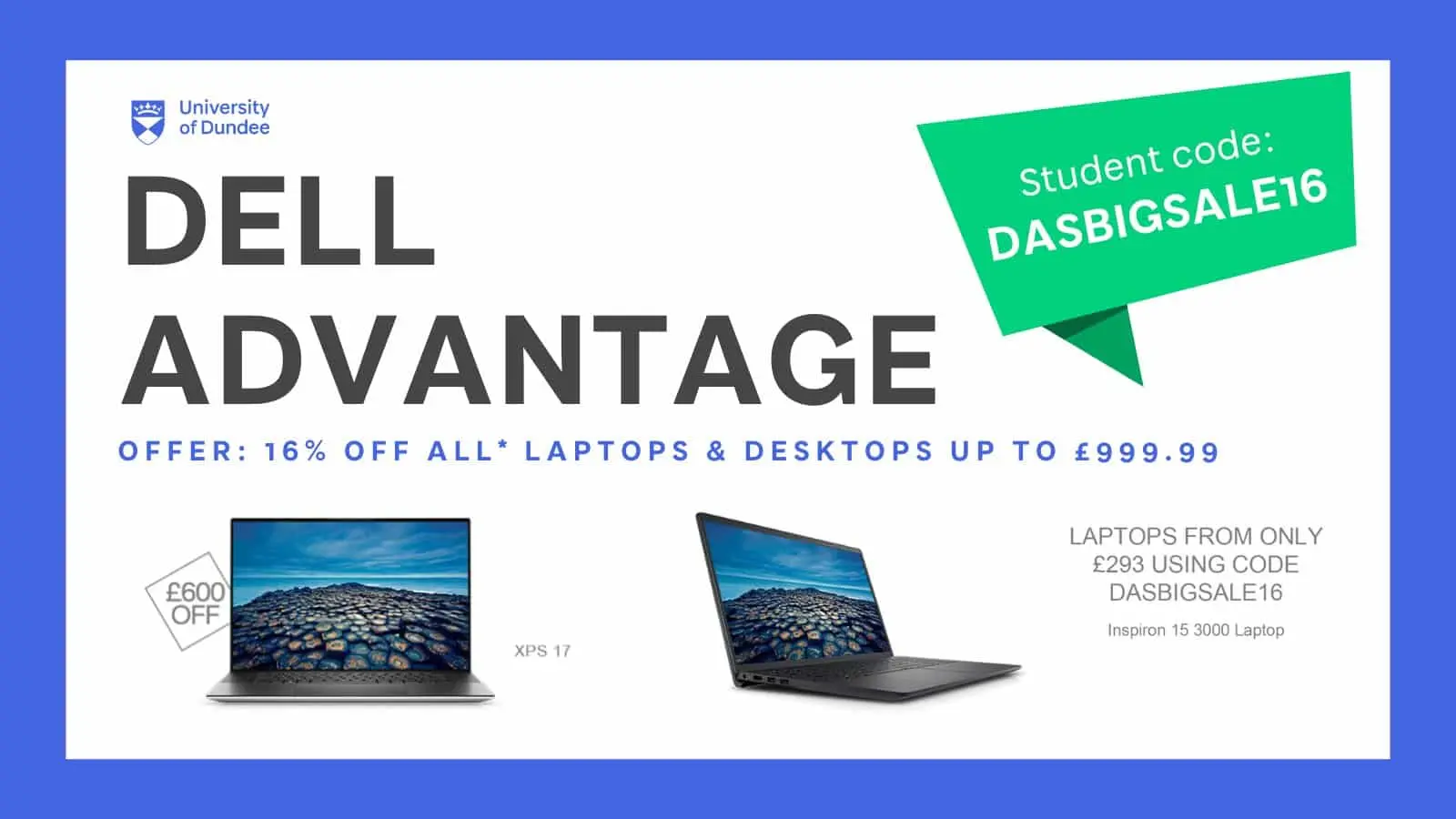 How to get a Dell student discount? A laptop or PC is a musthave for anyone going to university