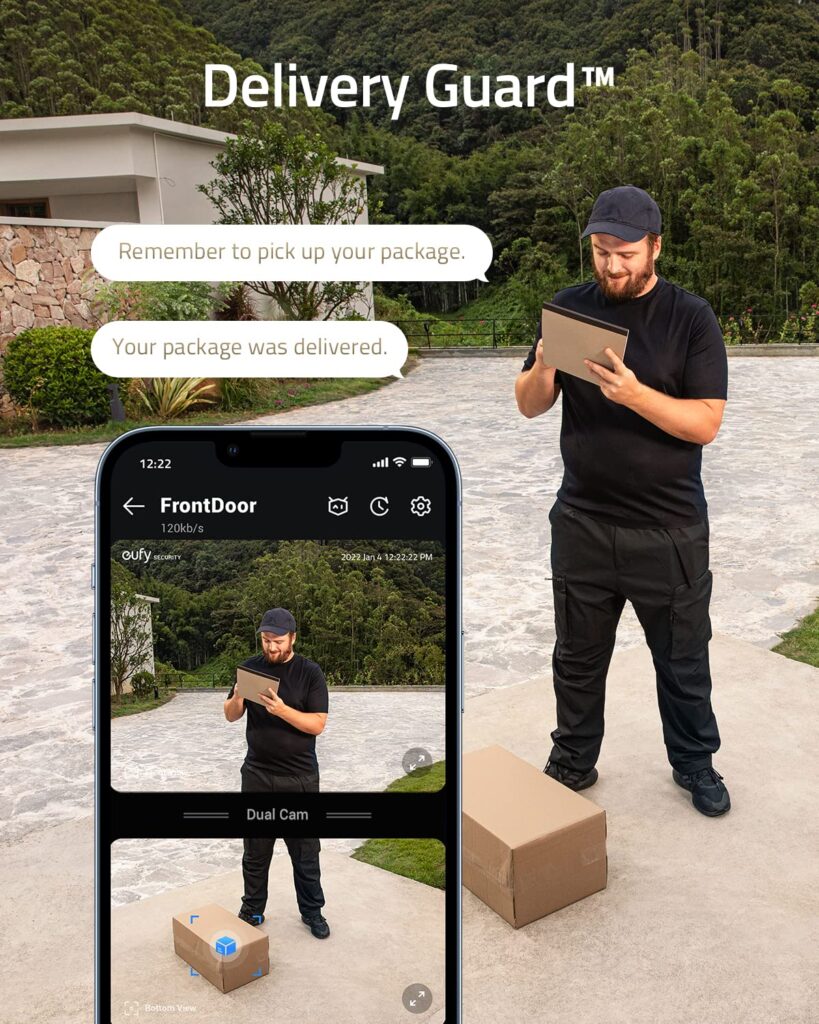 Eufy Video Doorbell Dual: Package detection