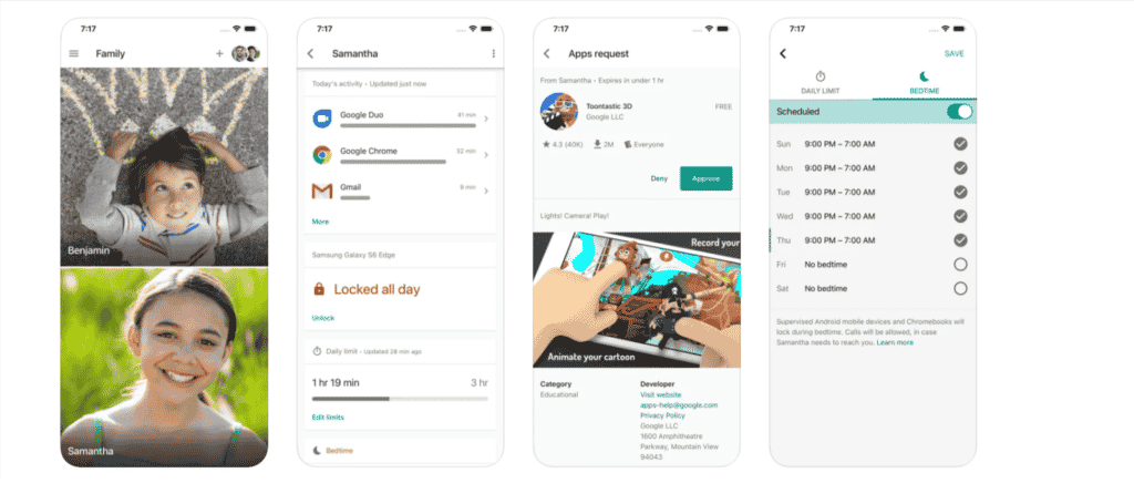 Google-owned parental control app: Google Family Link!