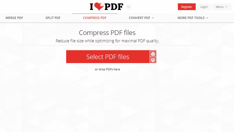 Compress a PDF