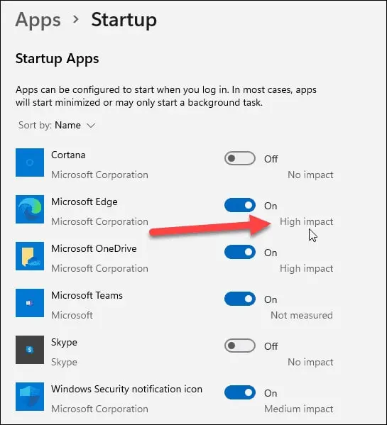 windows 11 startup programs