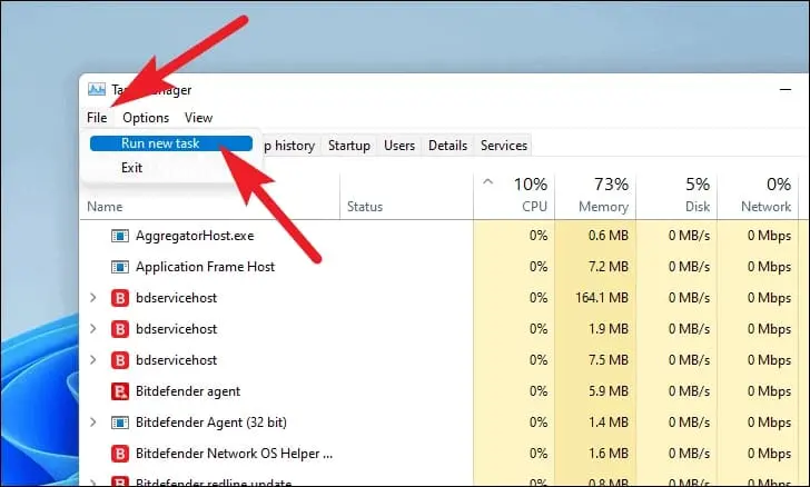 rettes manglende proceslinje Start-menu i Windows 11?