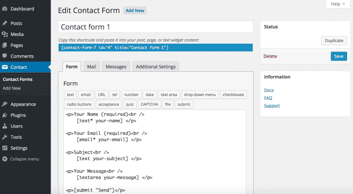 Contact Form 7