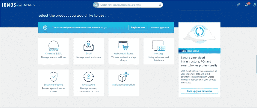 How does Ionos Web Hosting work?