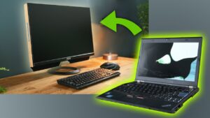 turn your laptop into desktop PC