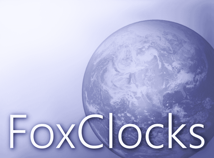 FoxClocks chrome extensions