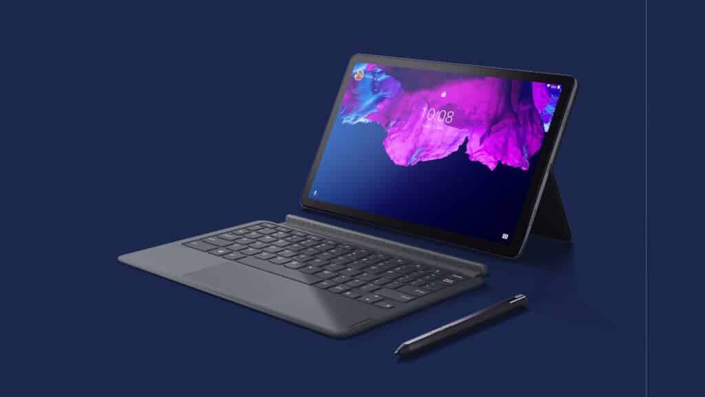 Keyboard and stylus: Lenovo Tab P11