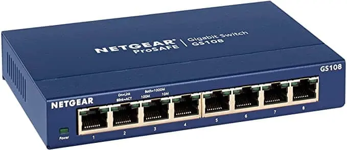 NETGEAR 8-Port Gigabit Ethernet Unmanged Switch(GS108)