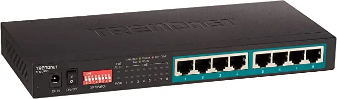 TRENDnet 8-Port Gigabit Long Range PoE+ Network Switches