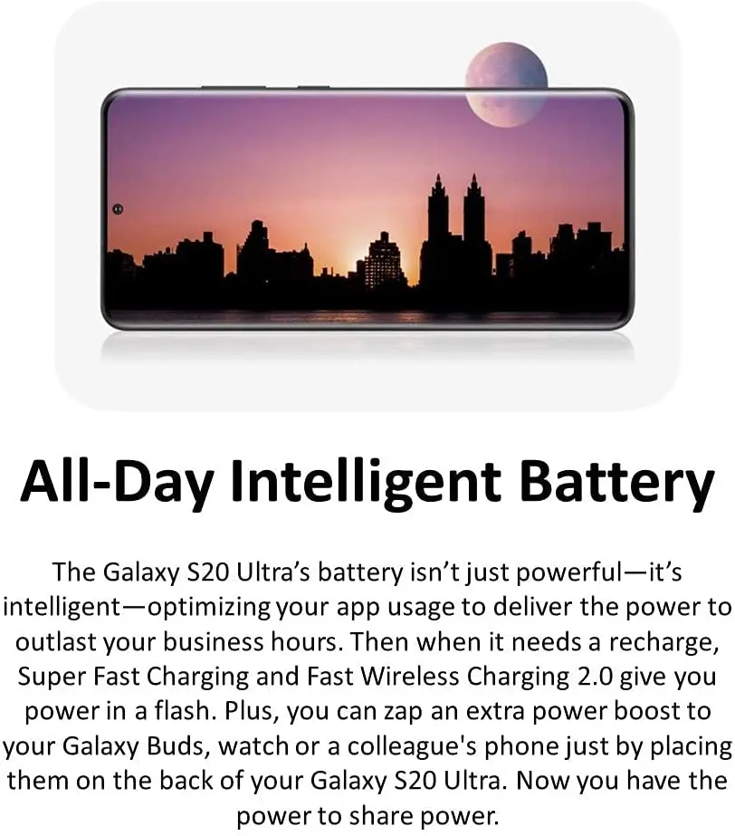 Samsung Galaxy S20 Ultra: Battery