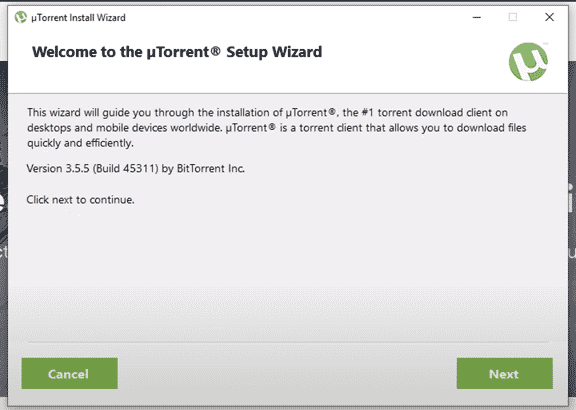 uTorrent download and installation